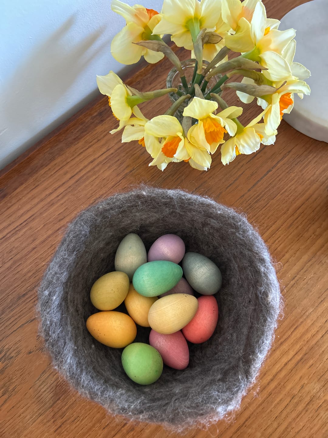 Customer photo review of Felt Birds Nest (Nest Only)