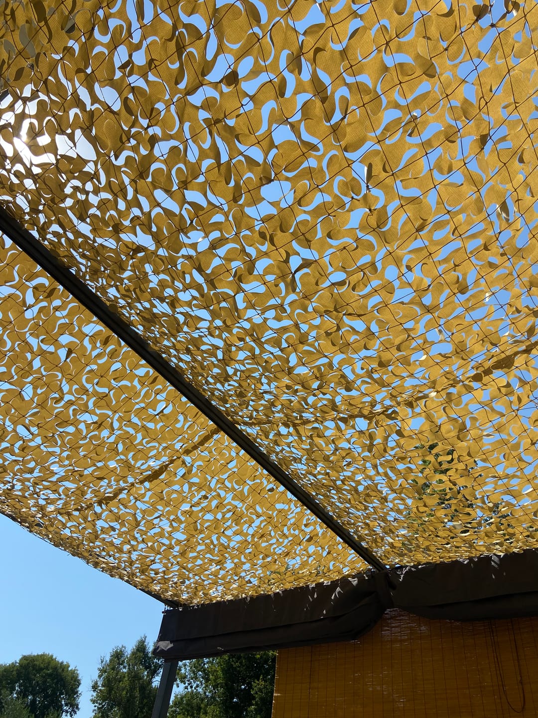 Customer photo review of Filet de camouflage renforcé sable