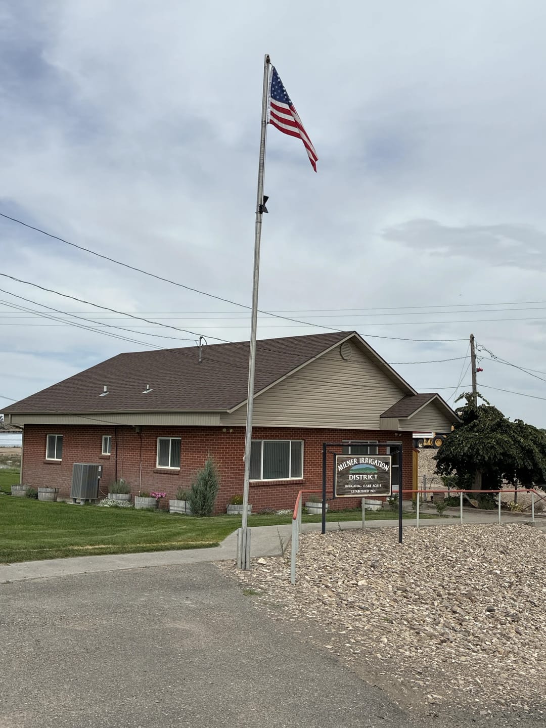 Customer photo review of Heavy Duty American Nylon Flag - Made In USA
