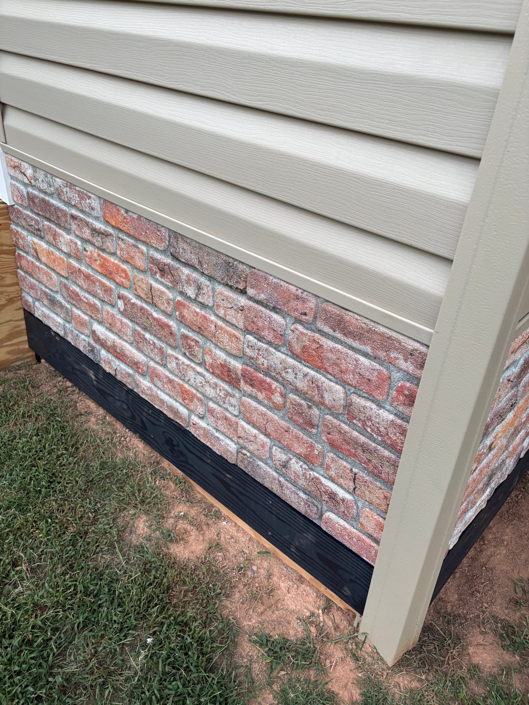 Customer photo review of Rustic Reclaimed Red | Brick Effect | TAS-713