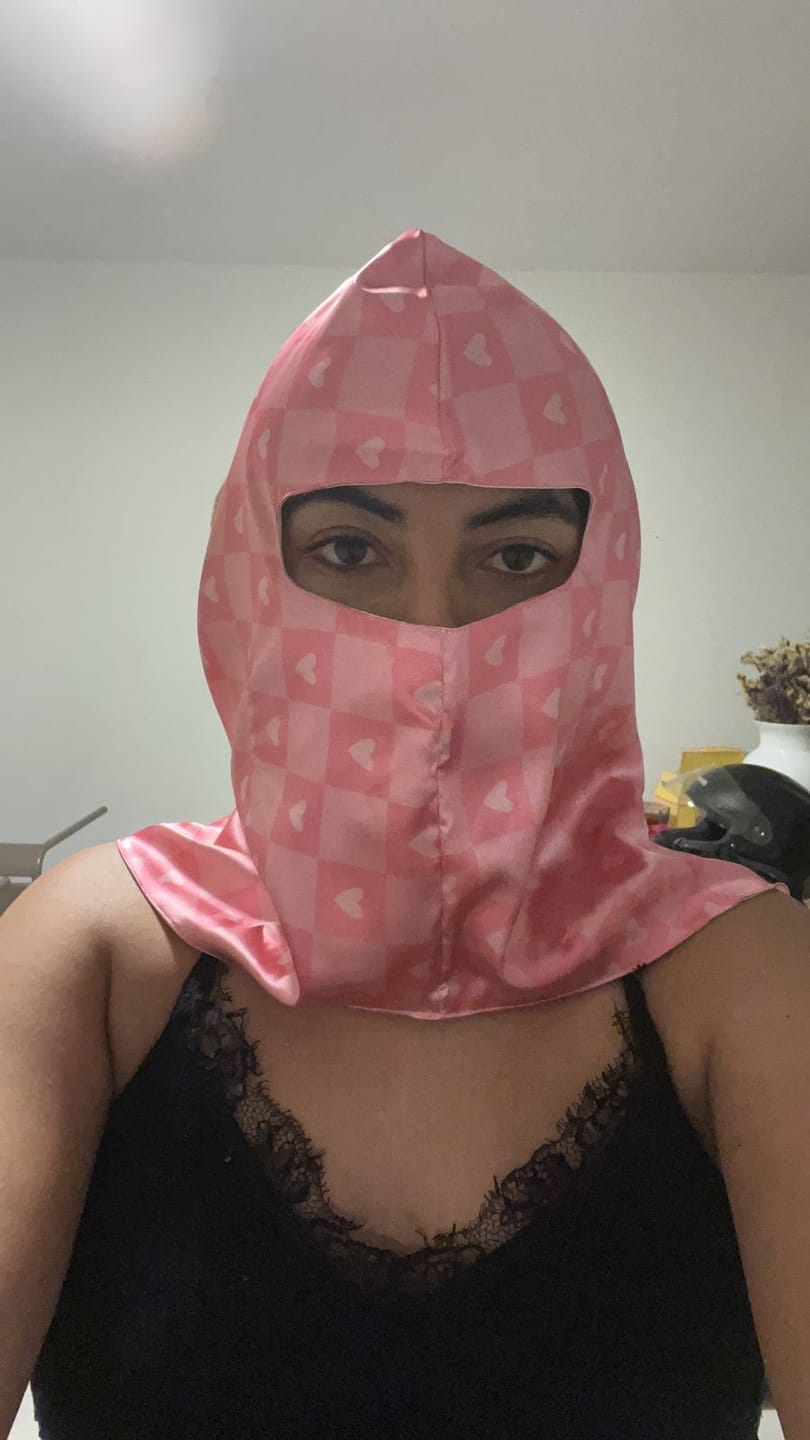 Customer photo review of Face Cover