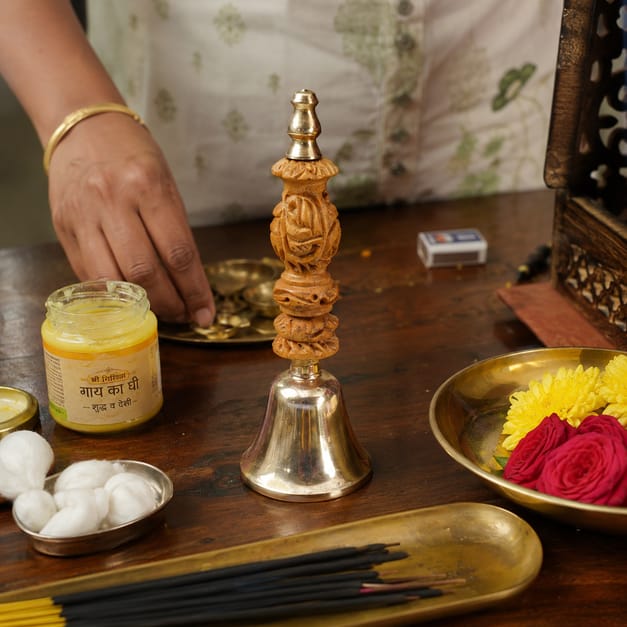 Customer photo review of Aura Suddhi Handcrafted Kansa (Bronze) Bell