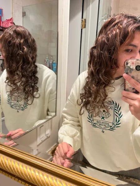 Customer photo review of Heatless Curling Headband