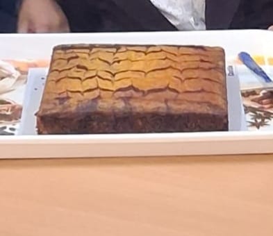 Customer photo review of Chocolate Marble Cake