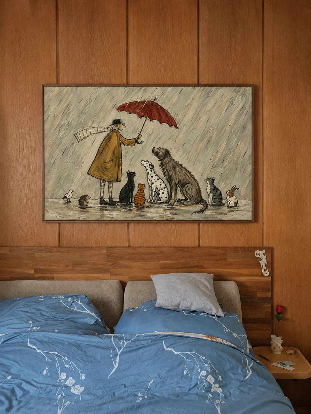 Customer photo review of Modern Folk Art｜Rainy Day Gathering