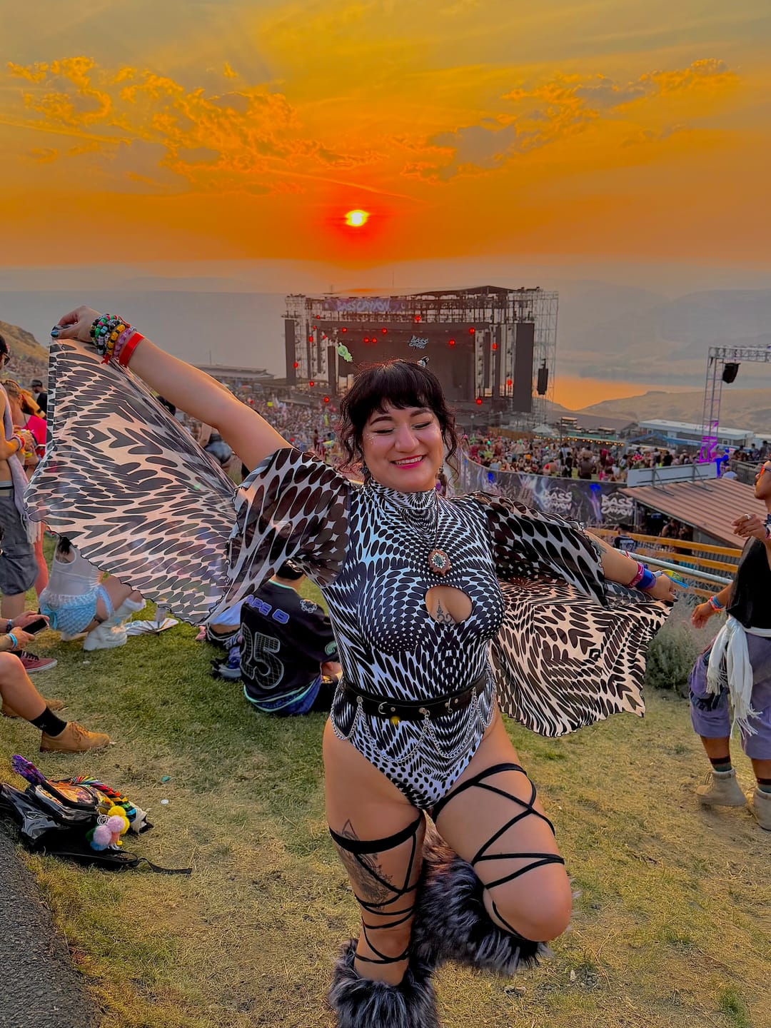 Customer photo review of Spectropia Angel Bodysuit