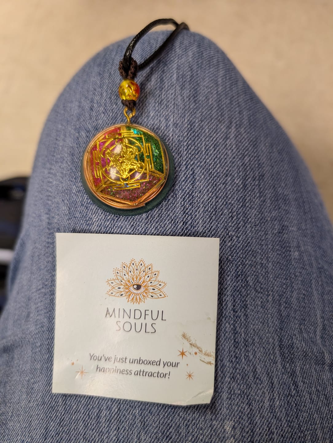Customer photo review of Magnetic Energy Talisman