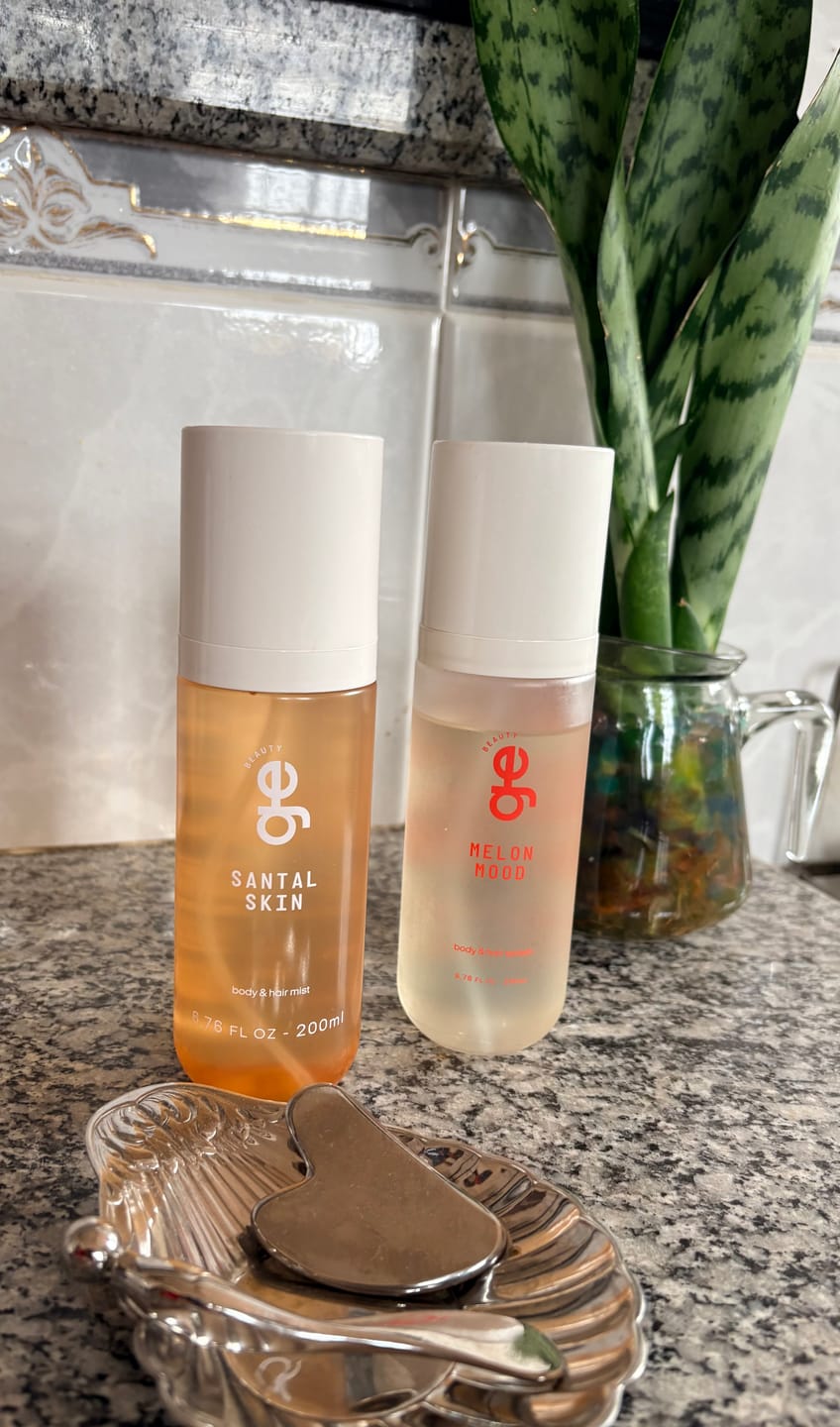 Customer photo review of santal skin | body & hair mist