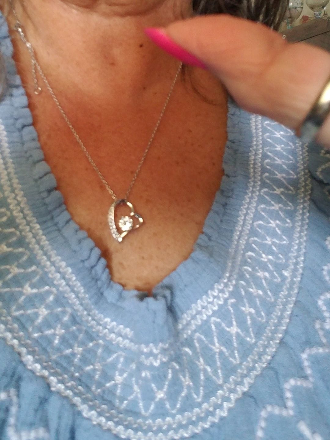 Customer photo review of To My Daughter - The Liana Promise™ Necklace