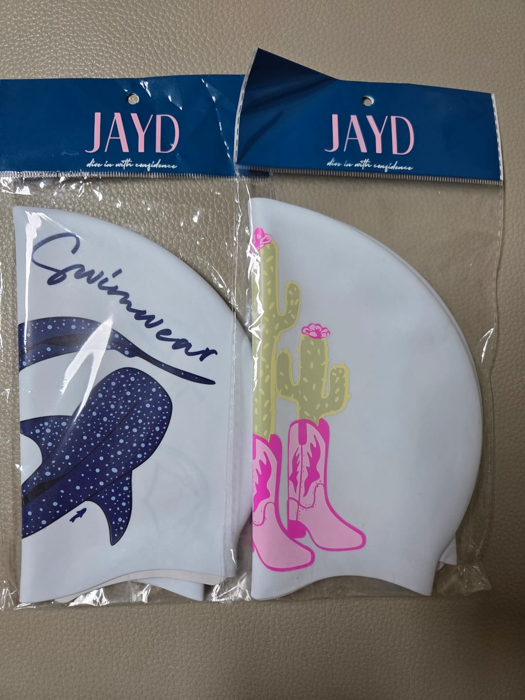 Customer photo review of JAYD Swim Cap - Magic