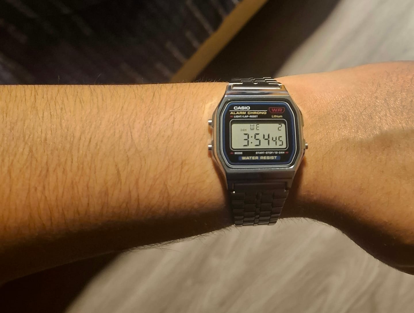 Customer photo review of Reloj Casio Vintage A159WA-N1DF Plateado MADE IN JAPAN