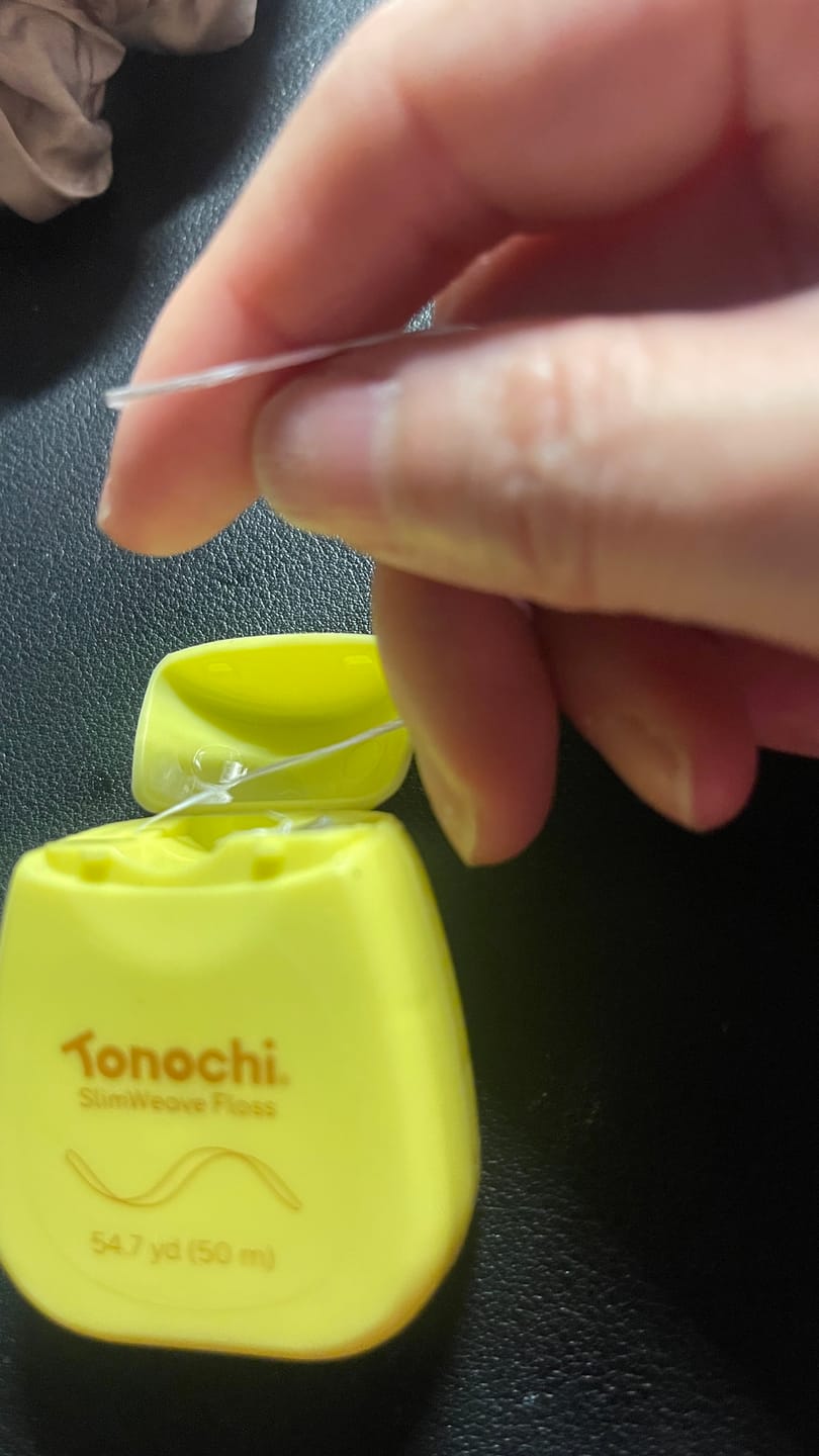 Customer photo review of SlimWeave Floss
