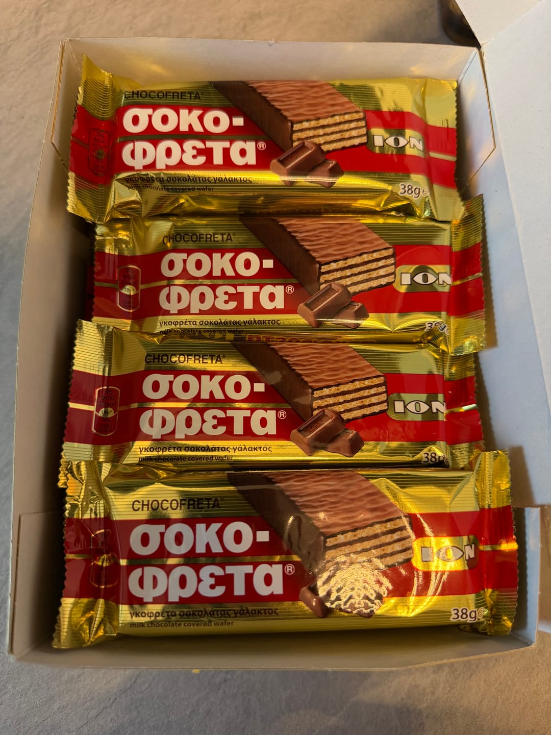 Customer photo review of Sokofreta Chocolate - 20x38g