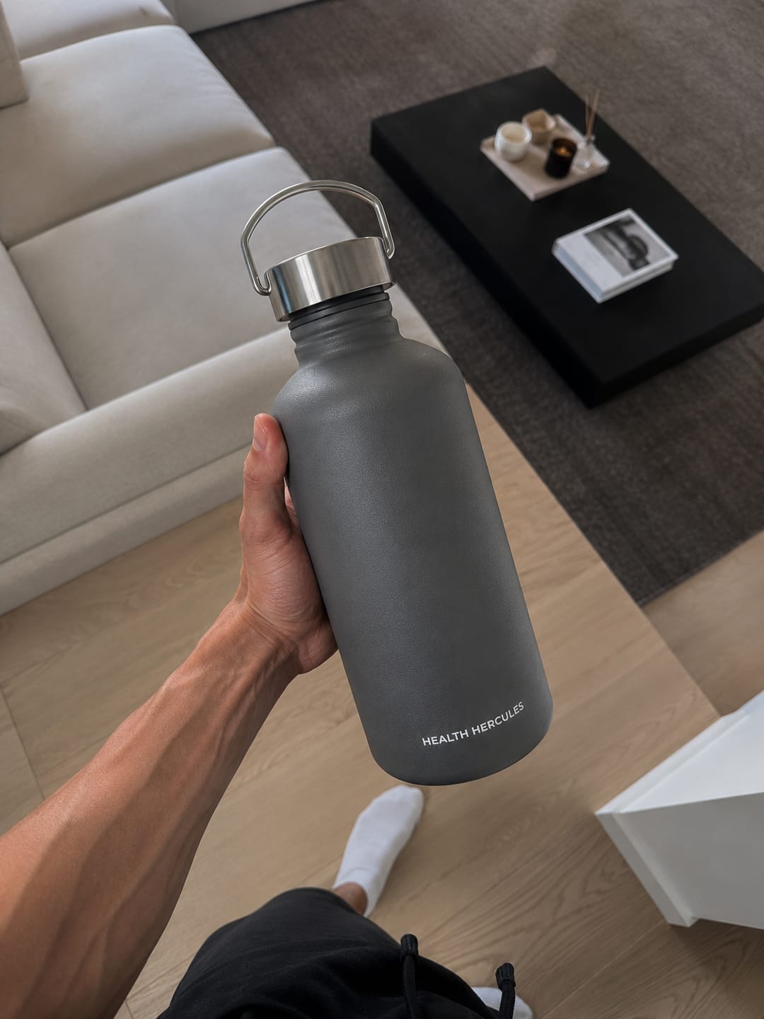 Customer photo review of 100% Stainless Steel Water Bottle