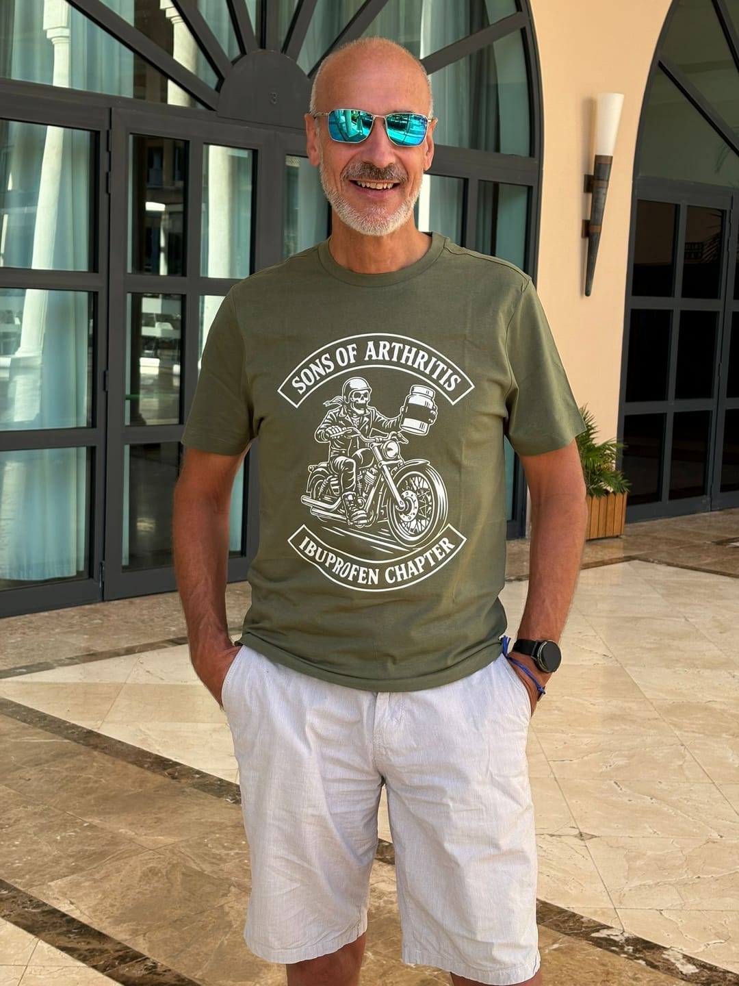 Customer photo review of SONS ARTHRITUS 026 T Shirt