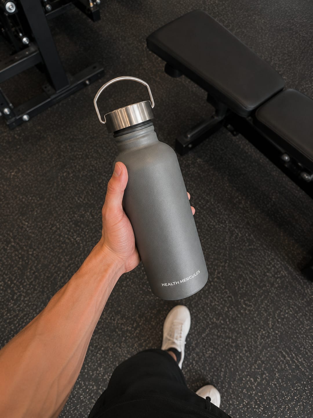 Customer photo review of 100% Stainless Steel Water Bottle