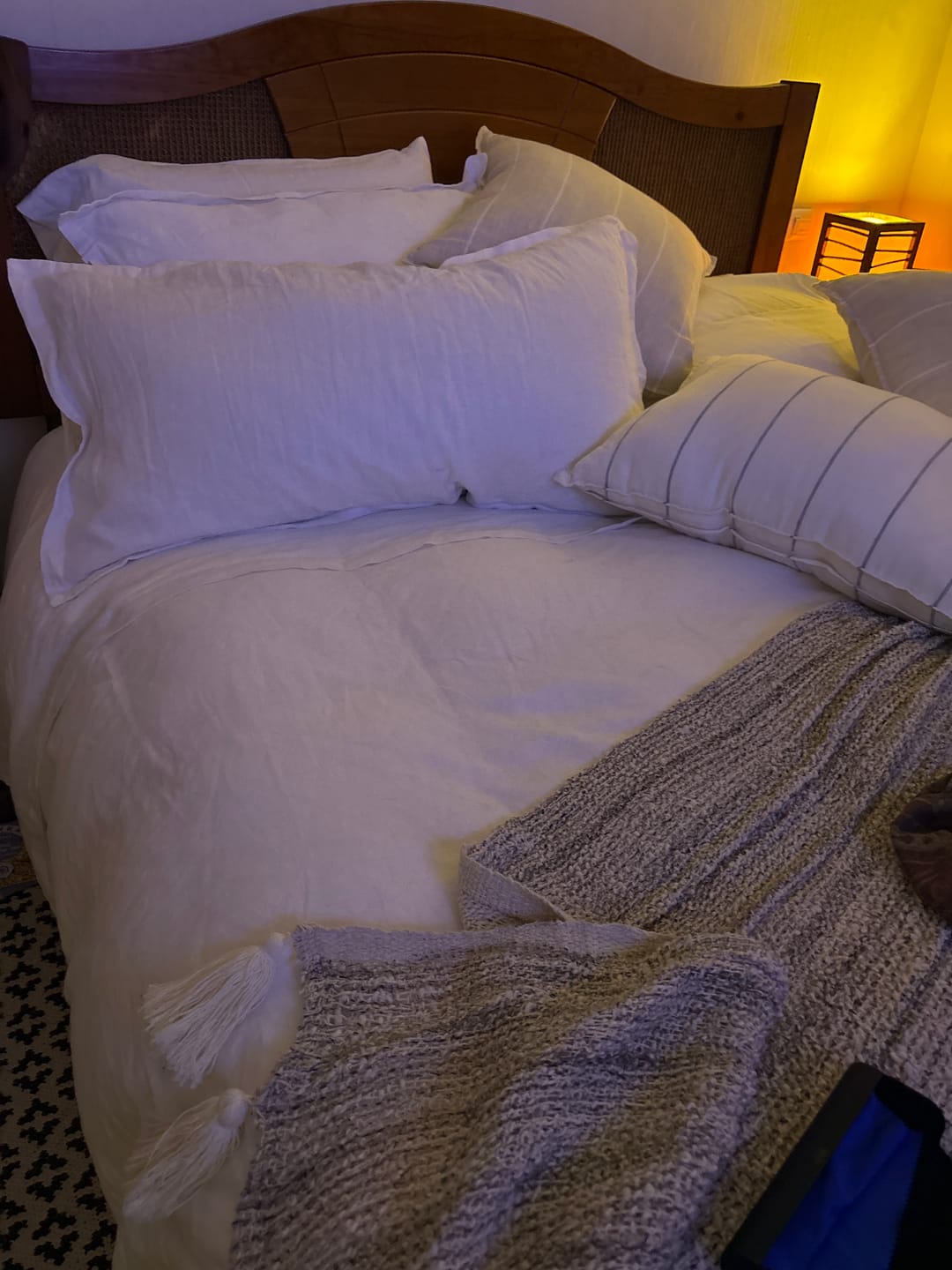 Customer photo review of FUNDA ALMOHADA OFF WHITE