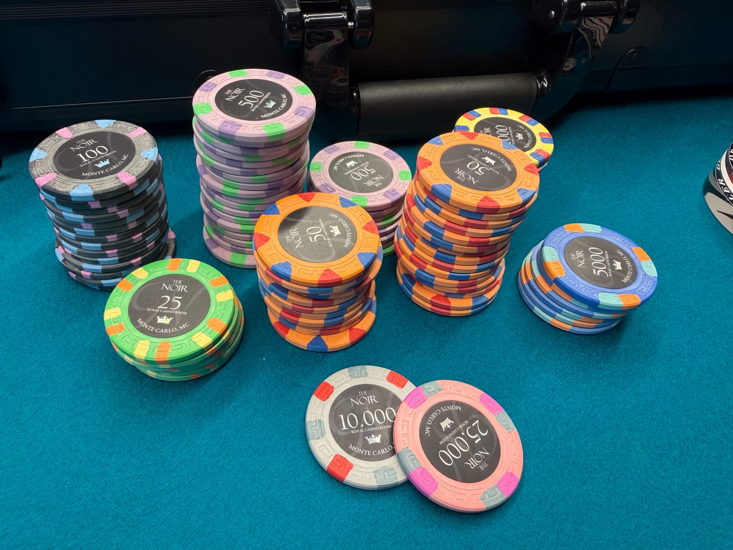 Customer photo review of Poker Case Aluminium Black 1000 PRO