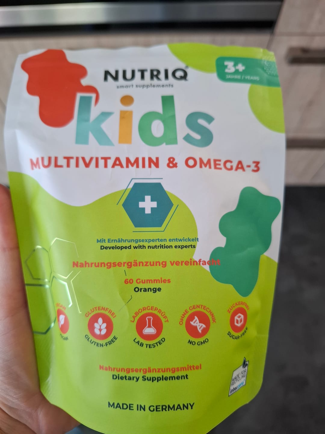 Customer photo review of Kids Multivitamin & Omega-3