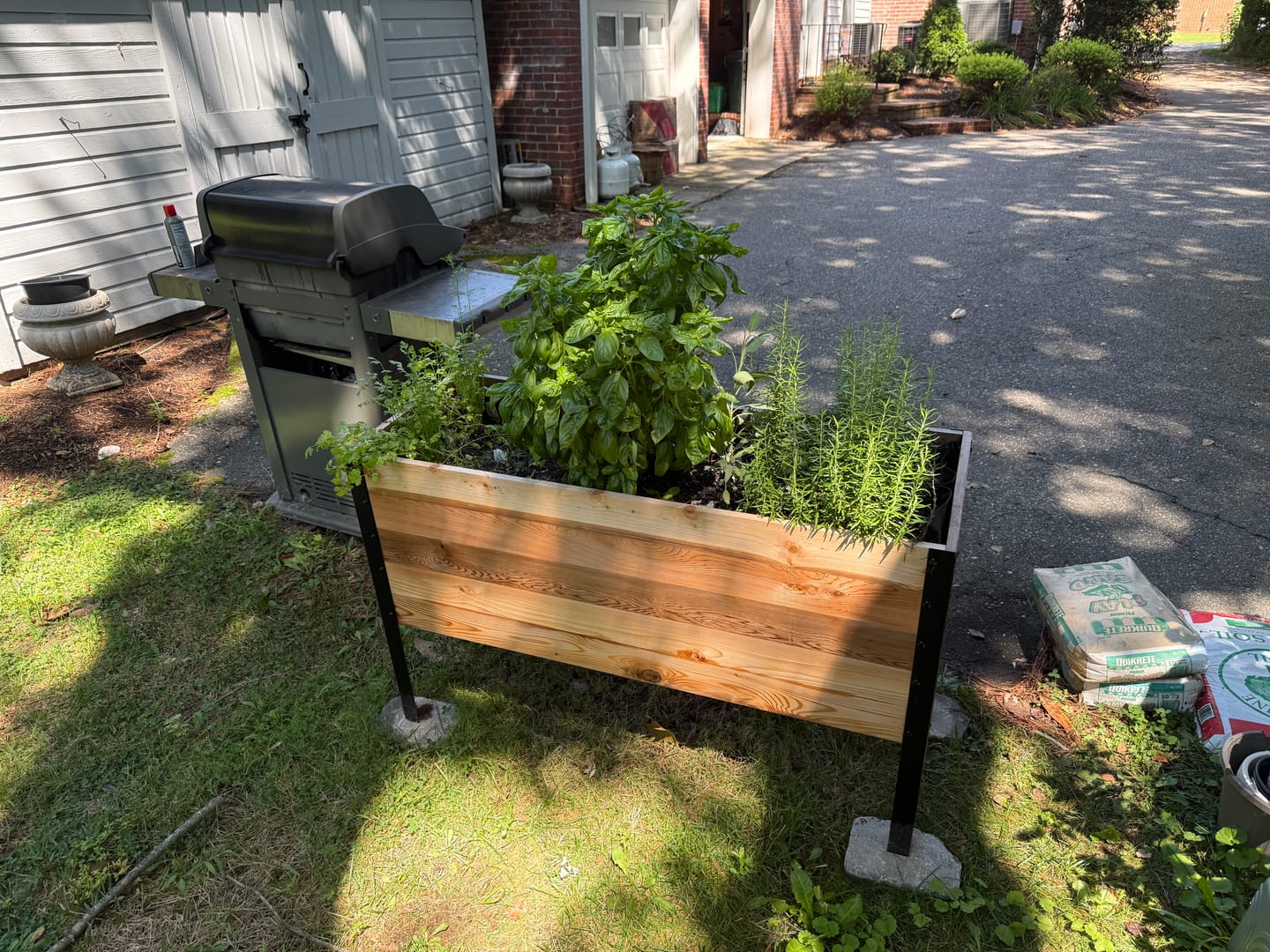 Customer photo review of 18″ x 48″ Deep Root Raised Garden Bed - 30″ TALL / Garden Grade