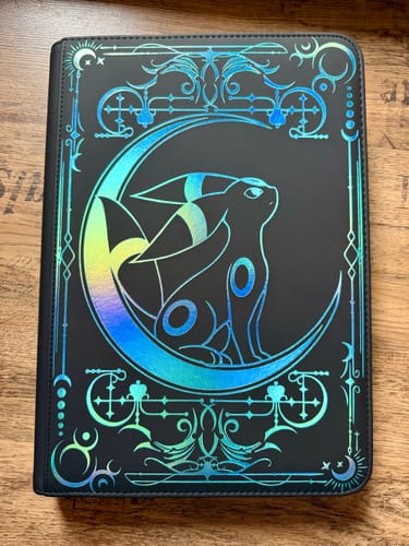 Customer photo review of Lunar Shadow Shiny 9-Pocket Trading Card Binder