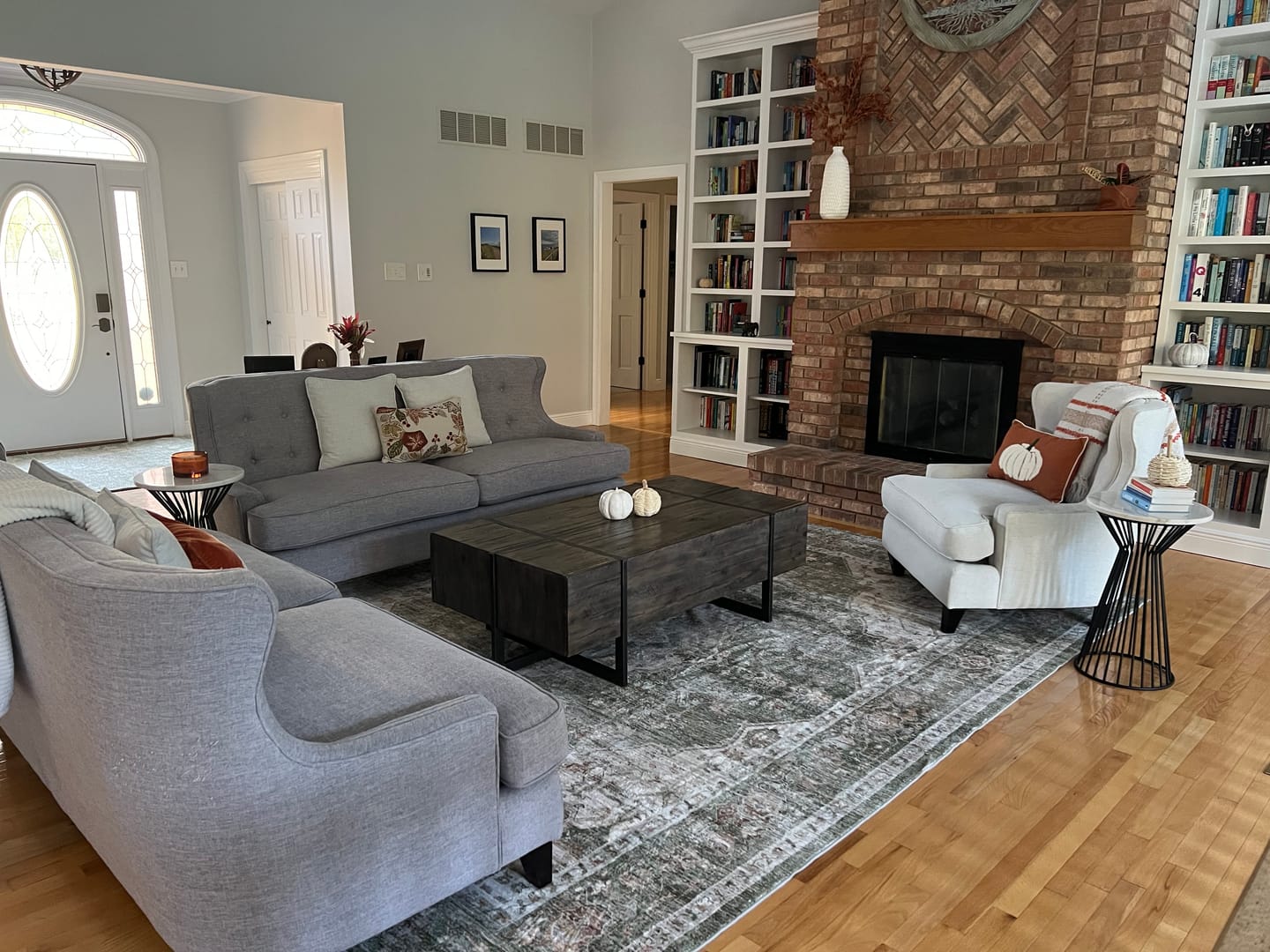 Customer photo review of Selene Washable Area Rug - Green