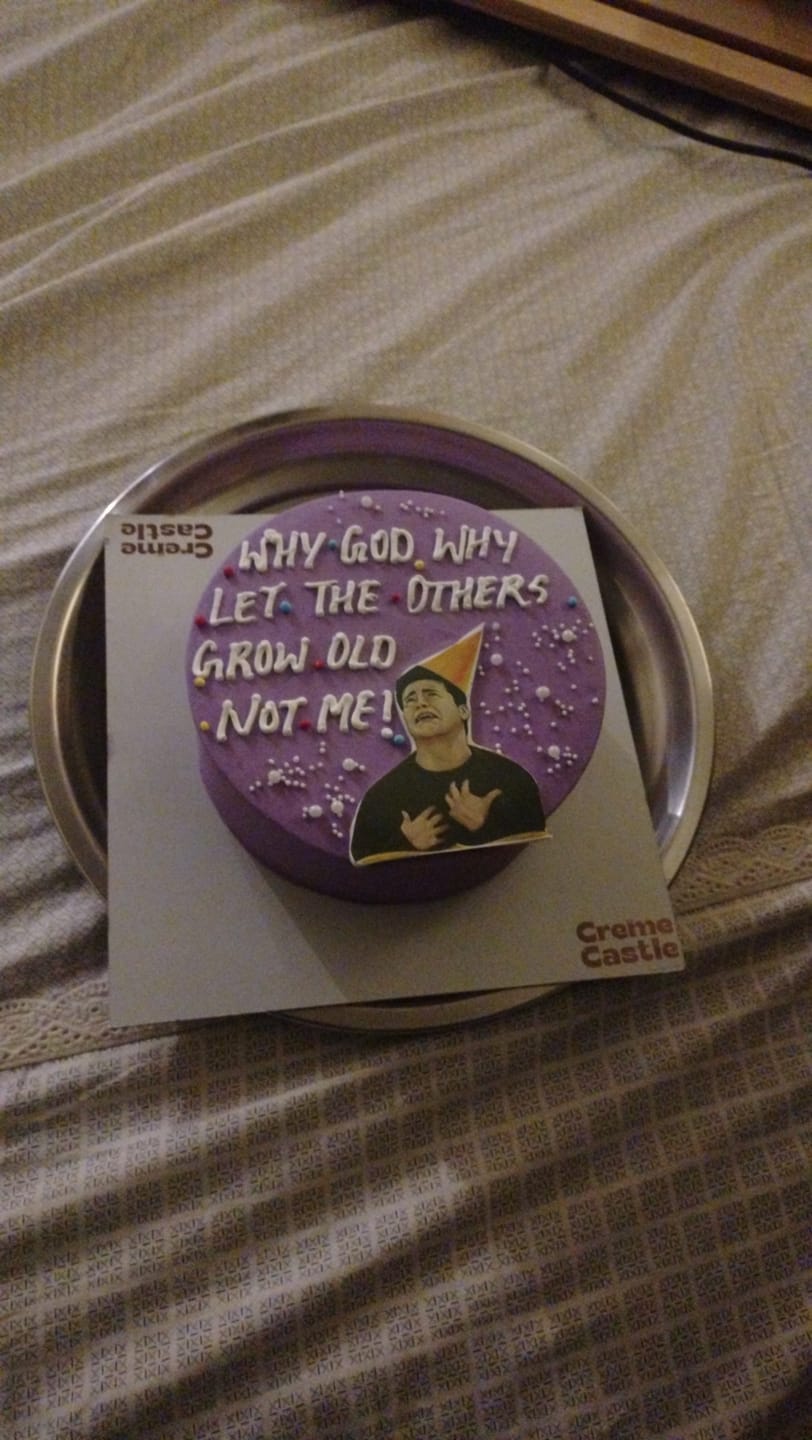 Customer photo review of Joey Meme Cake