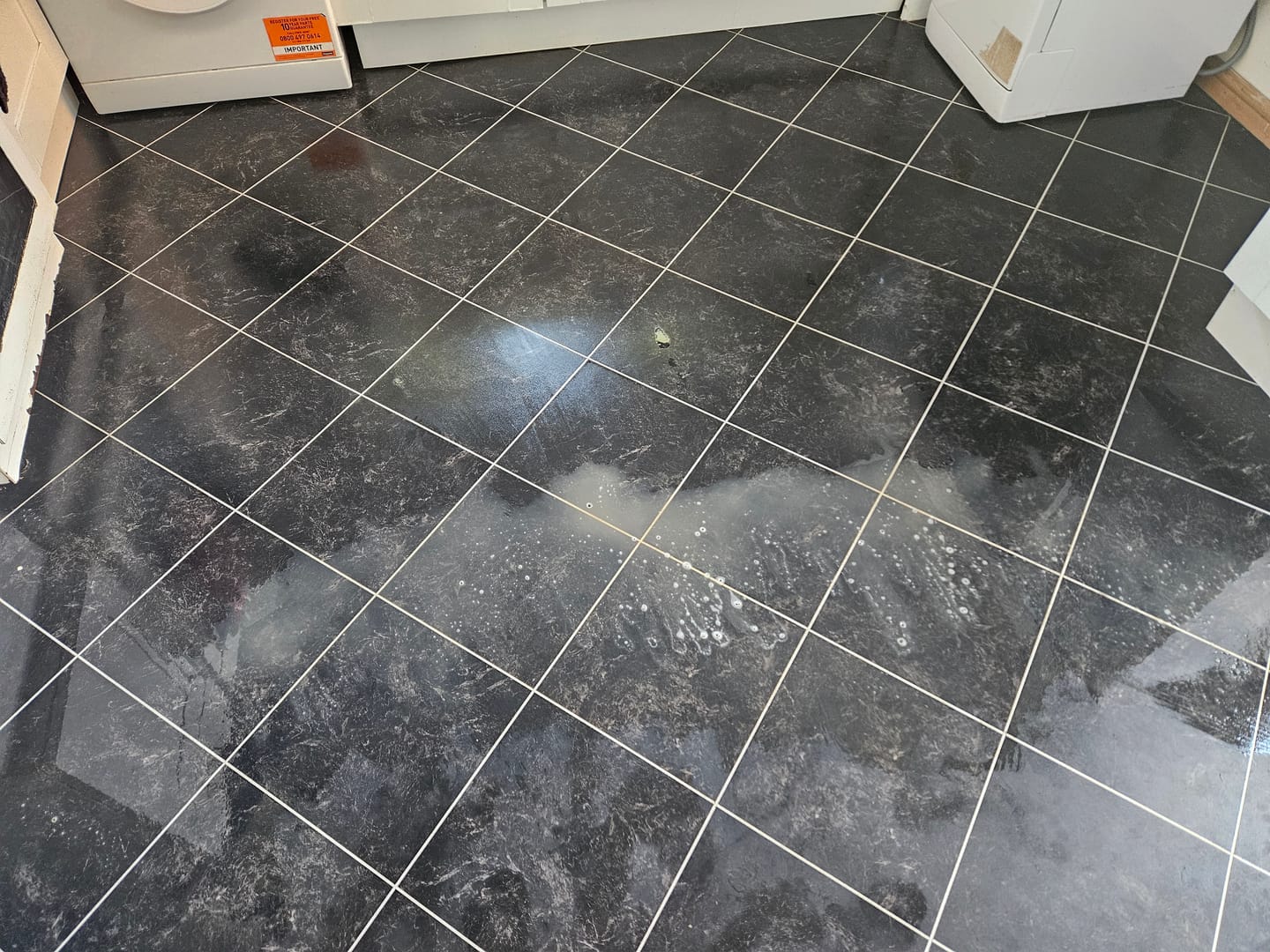 Customer photo review of Magic Floor Scrubbing Brush