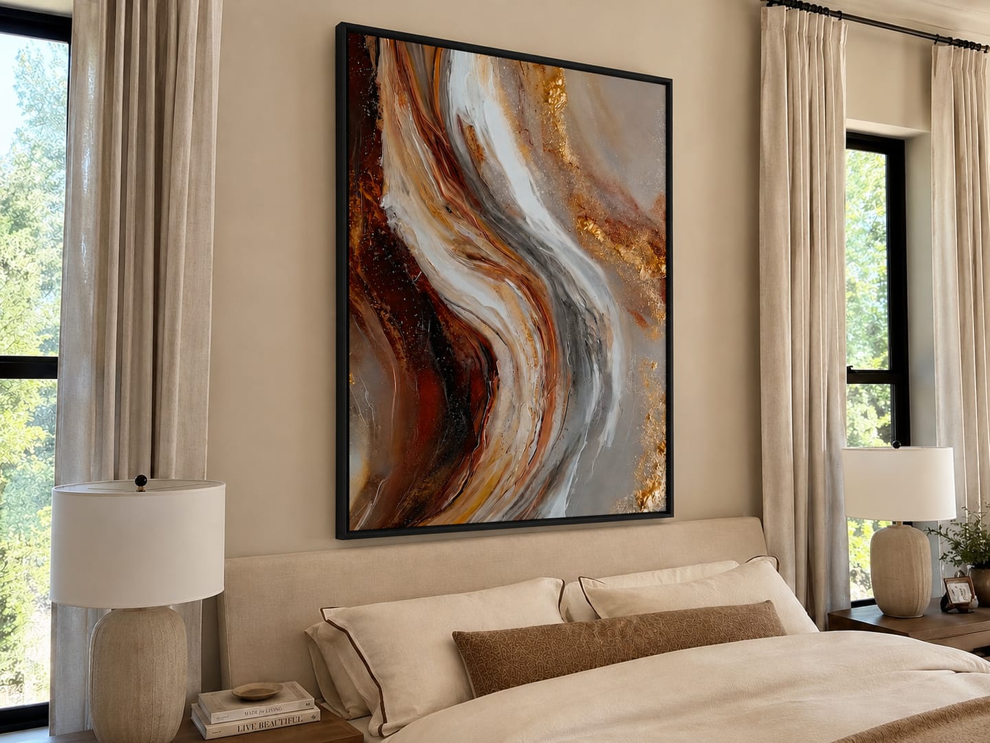 Customer photo review of Tableau Contemporain - Senses