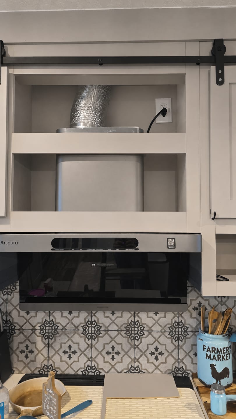 Customer photo review of Arspura 30'' F1 High-Velocity Range Hood