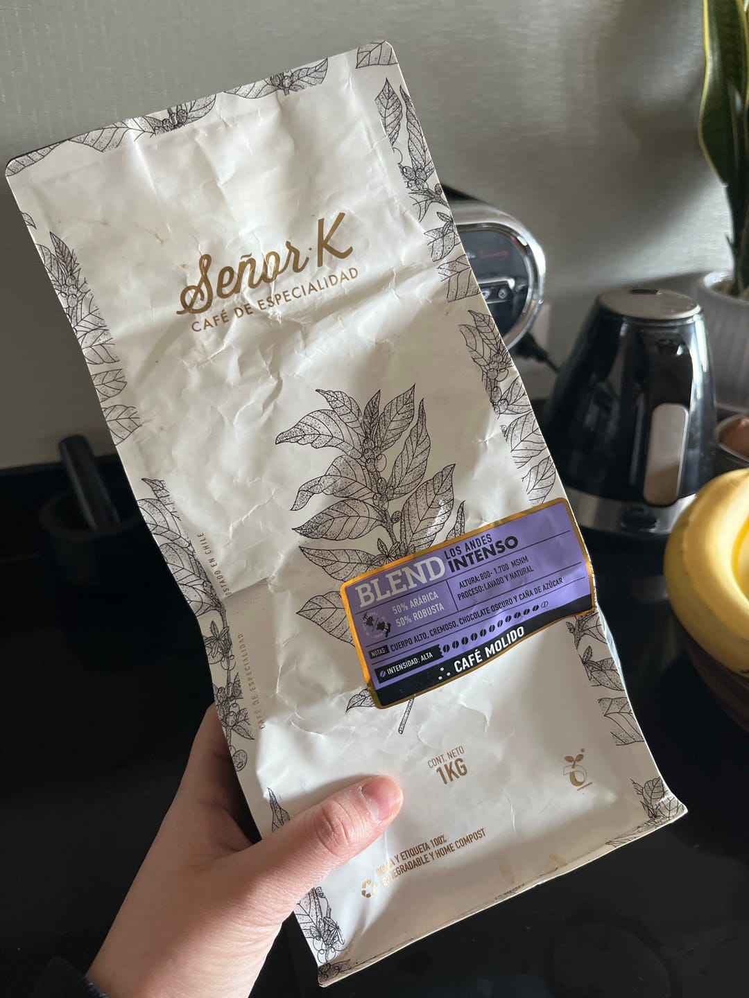Customer photo review of Blend Los Andes Intenso Bolsa 1 KG | MOLIDO
