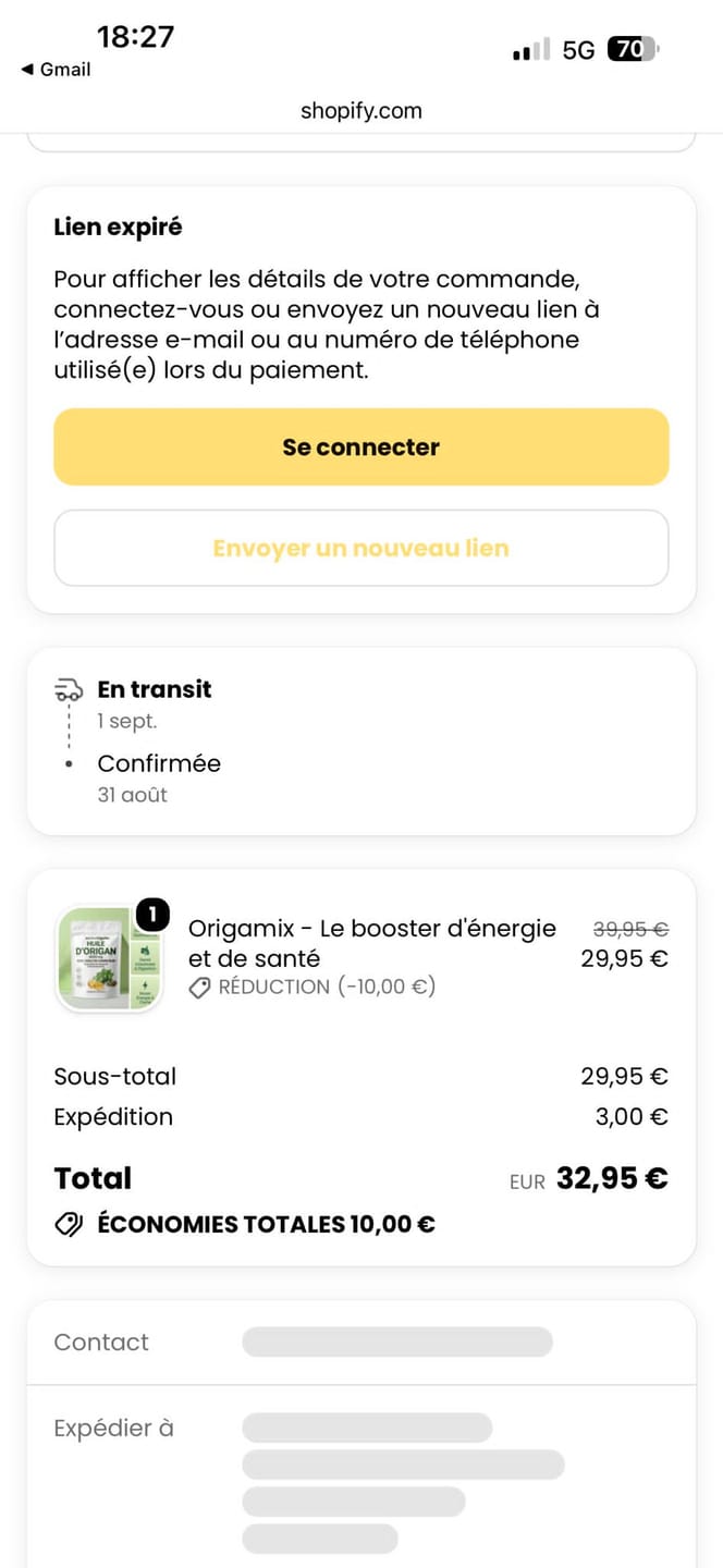 Customer photo review of Origamix - Le booster d'énergie et de santé