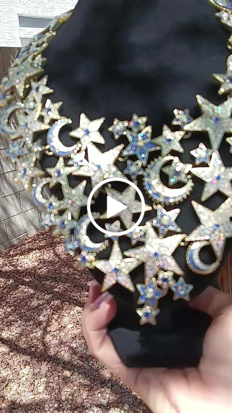 Customer video review of Heidi Daus® "Celestial Splendor" Crystal Moon & Star Statement Necklace