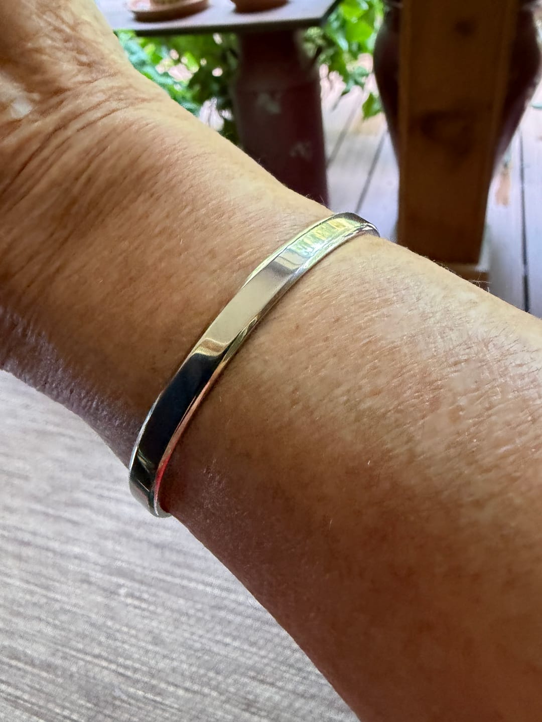 Customer photo review of Minimal Square Bracelet