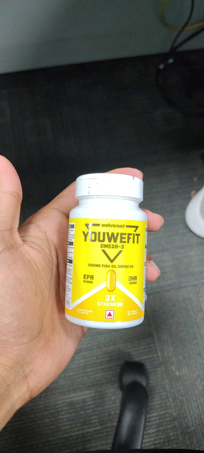 Customer photo review of YouWeFit Omega-3 Fish Oil (90 Capsules), 1250mg