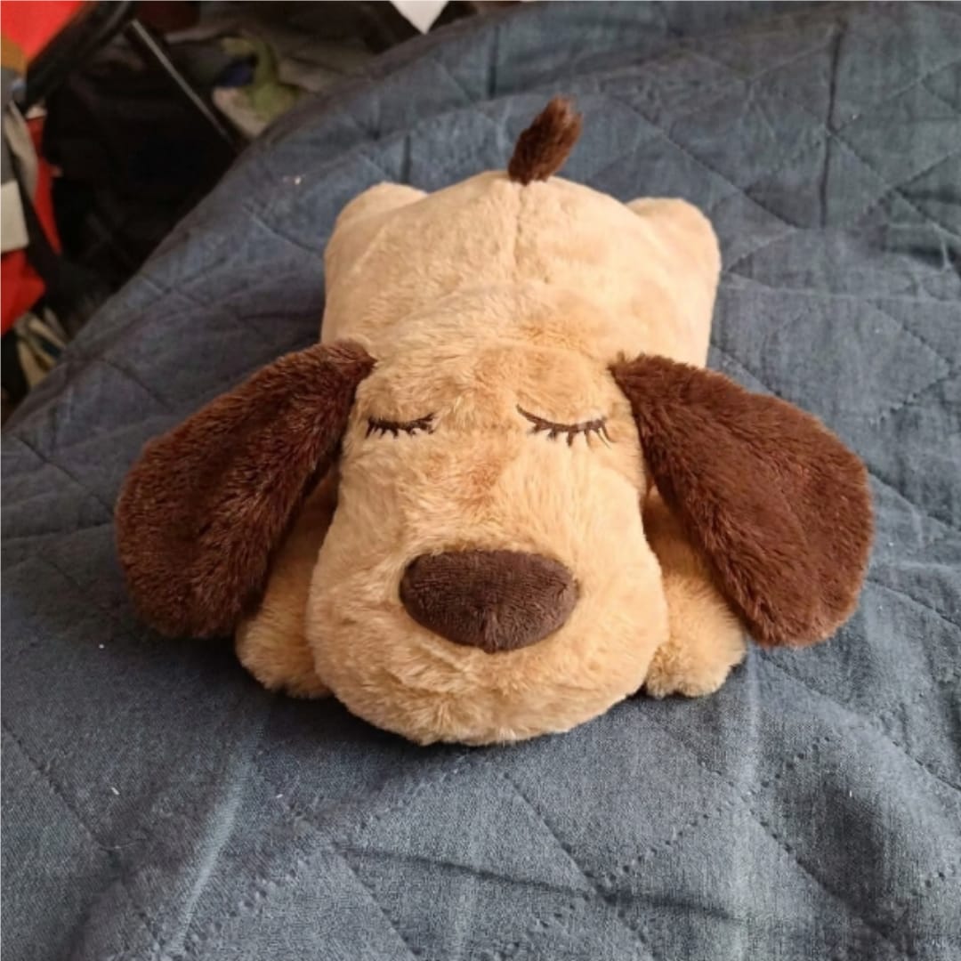 Customer photo review of Peluche con latidos para la ansiedad