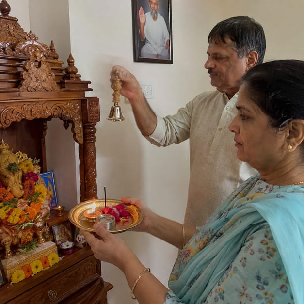 Customer photo review of Aura Suddhi Handcrafted Kansa (Bronze) Bell