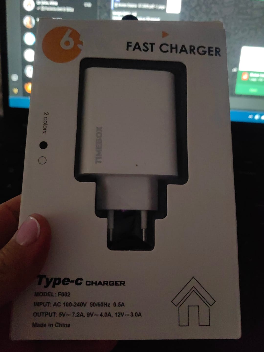 Customer photo review of Incarcator Retea, 5 Porturi, 65W, 3 x USB, 2 x Type-C, Alb