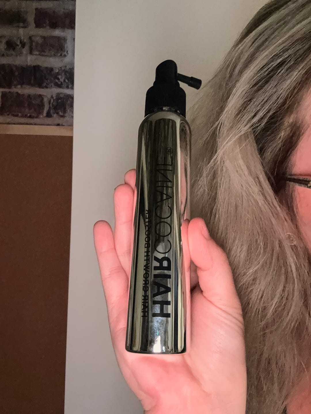 Customer photo review of Haircocaine Booster Spray