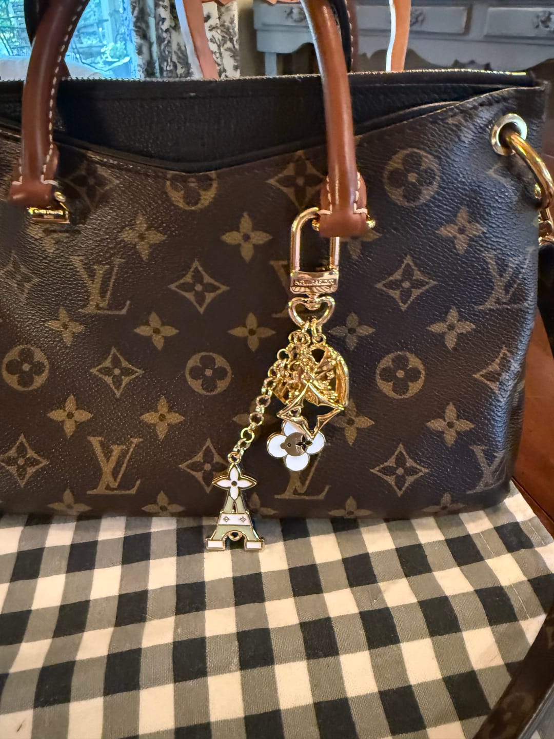 Customer photo review of LV Eiffel Tower Charm