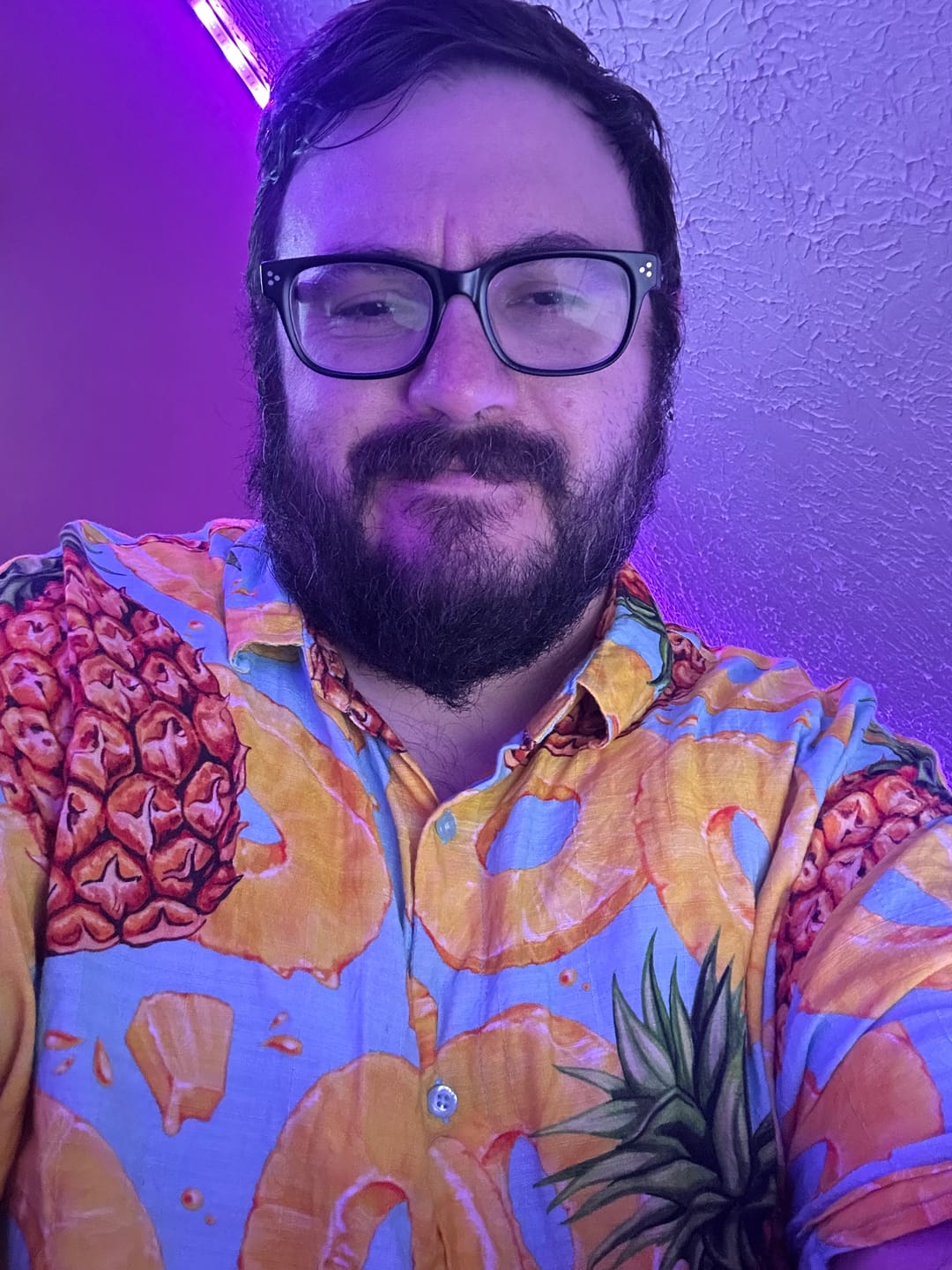 Customer photo review of Pineapple Express – Bamboo Short Sleeve Shirt