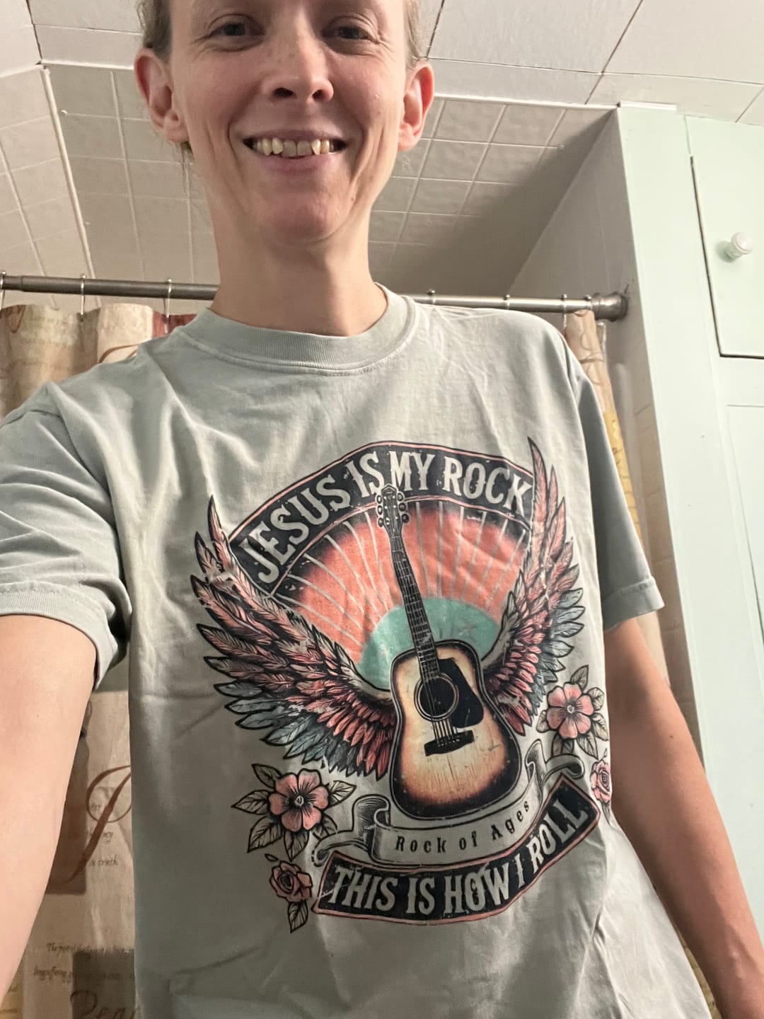 Customer photo review of My Rock T-Shirt