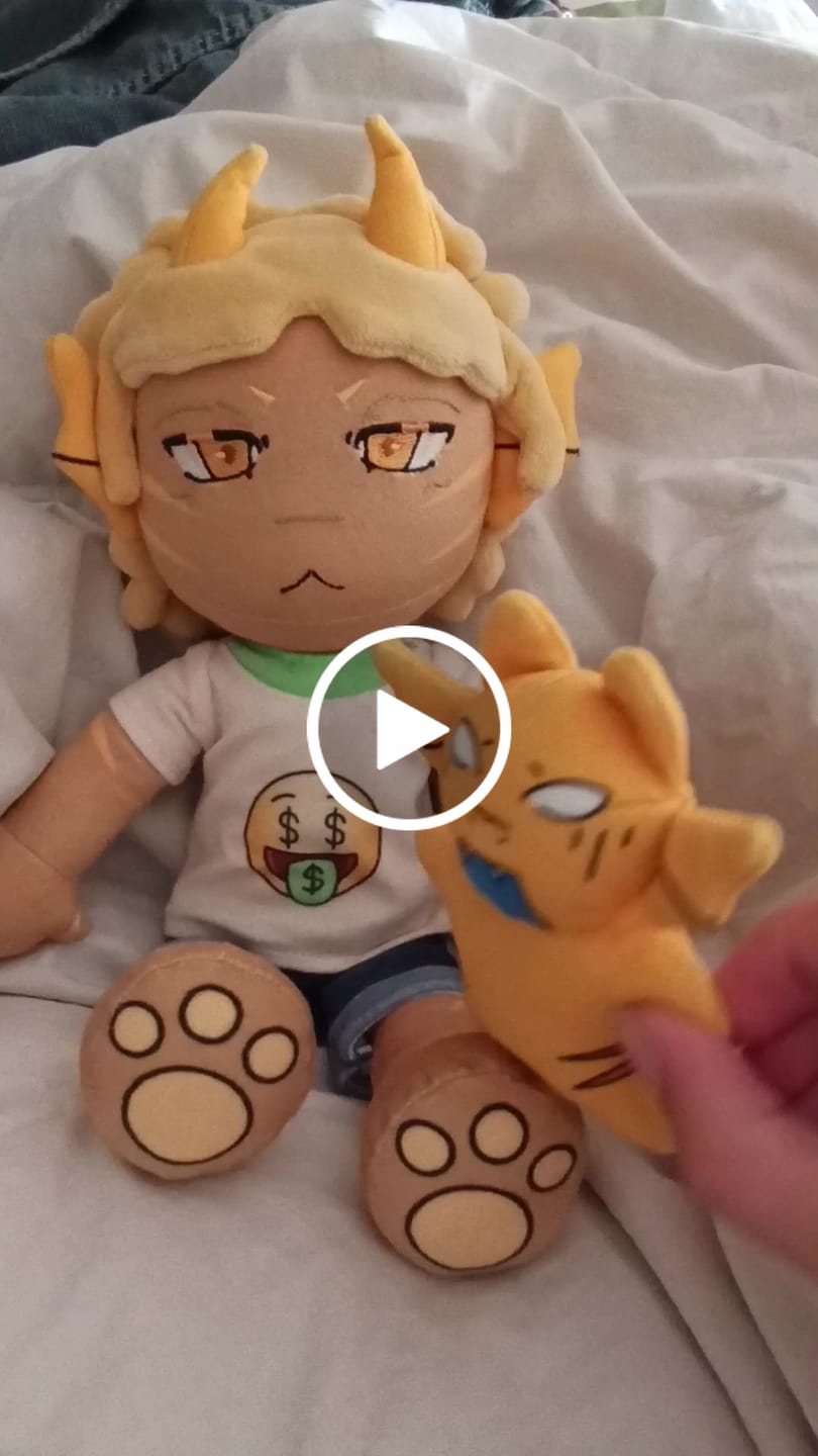 Customer video review of Original Character (OC) Design Plush