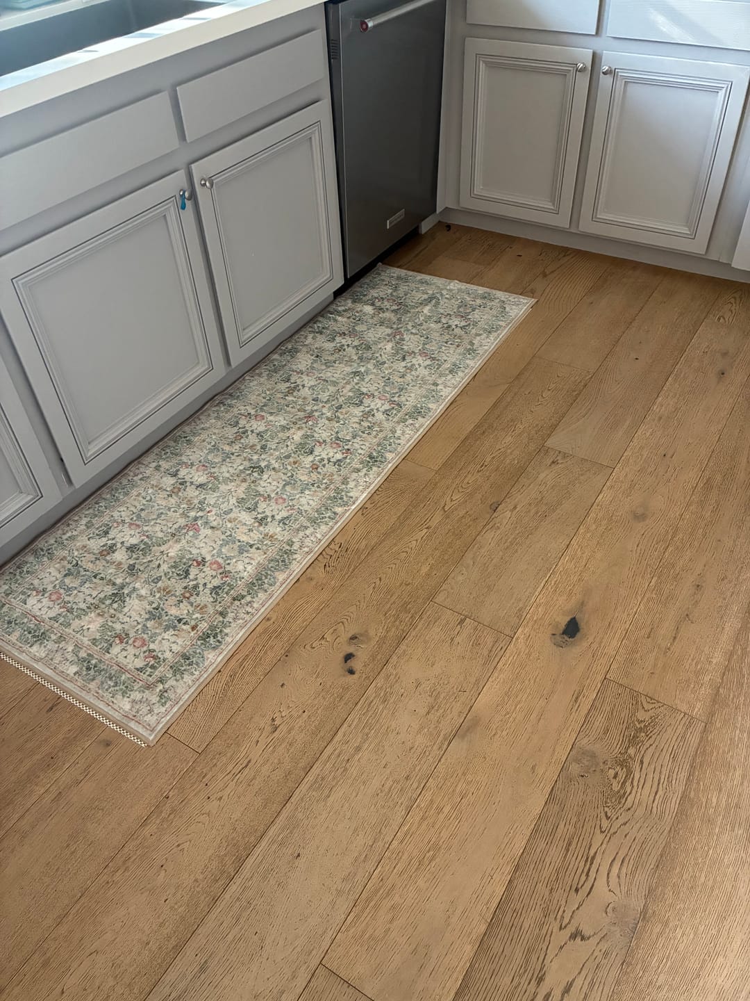 Customer photo review of Florin Washable Area Rug Runner - Green