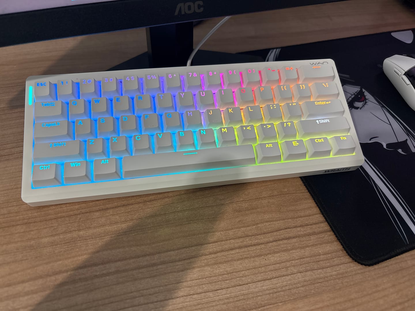 Customer photo review of Wraith W60 Klavye (Manyetik Switch / HE)