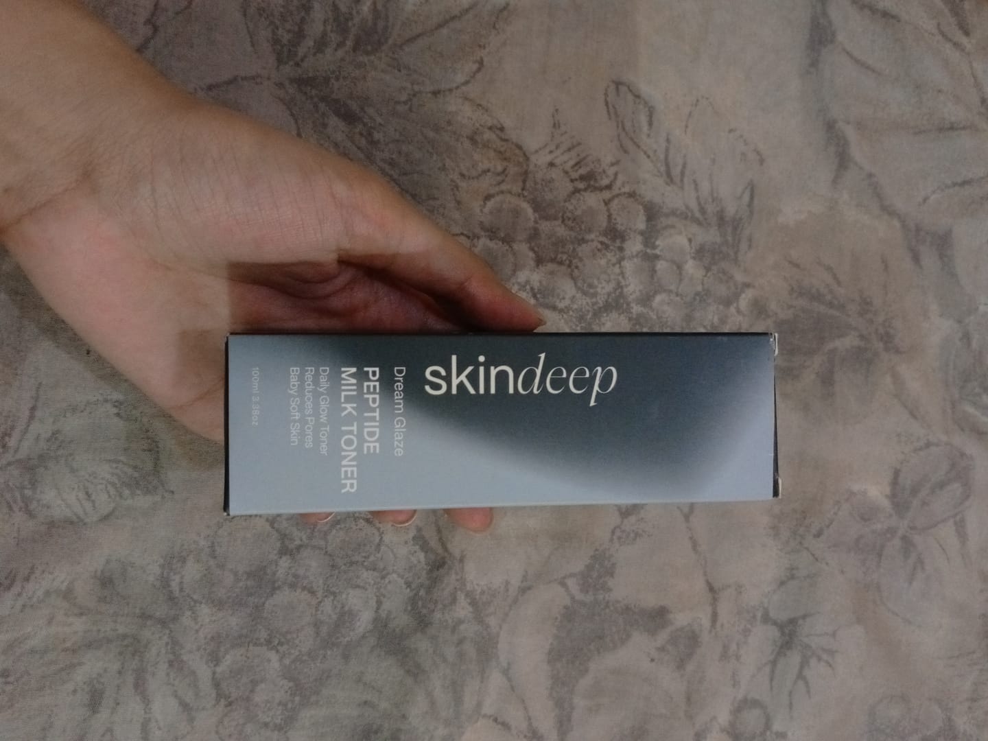 Customer photo review of DREAM GLAZE - Peptide Milk Toner