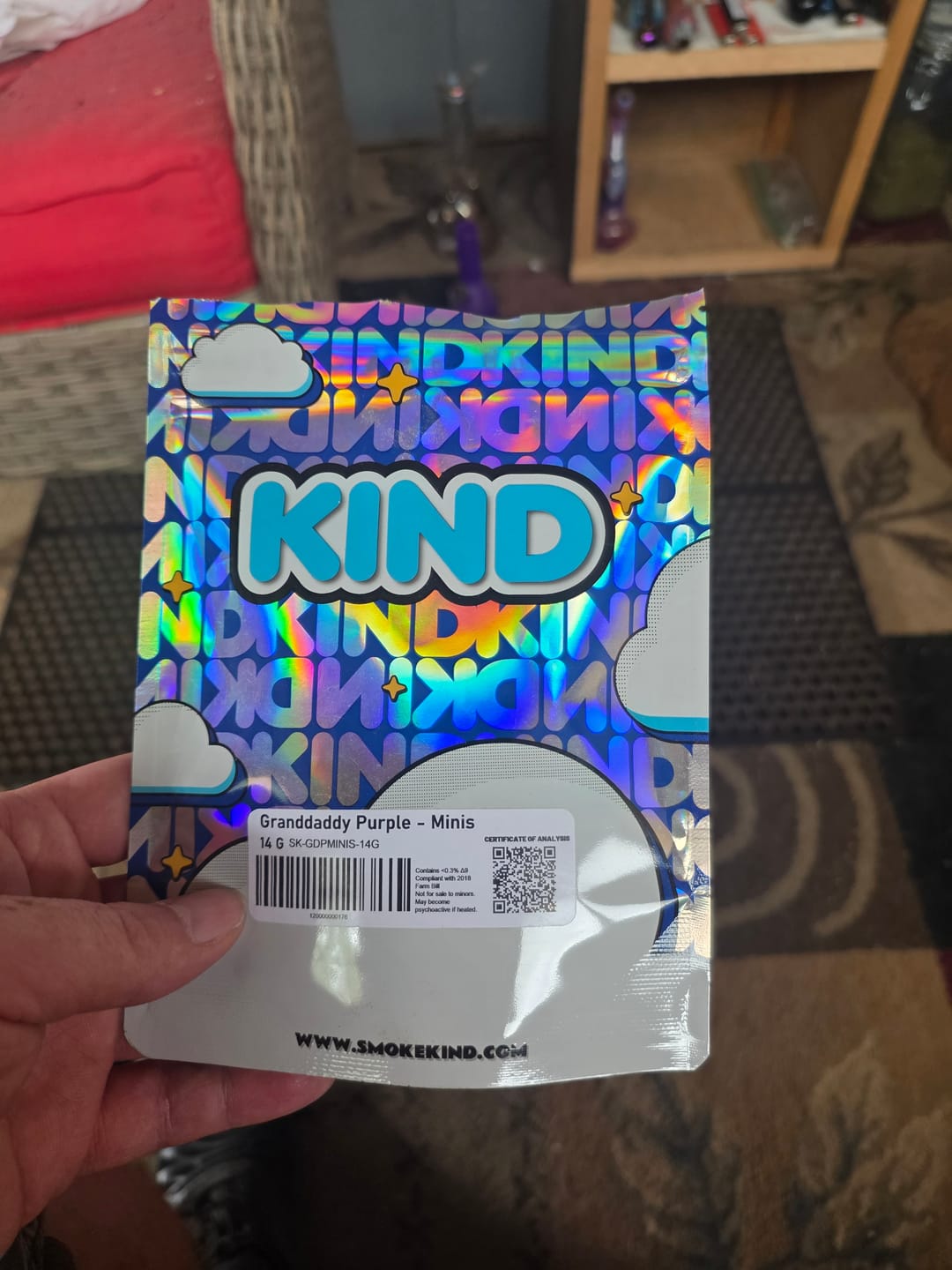 Customer photo review of Granddaddy Purple - Minis - 14 Grams - Indica