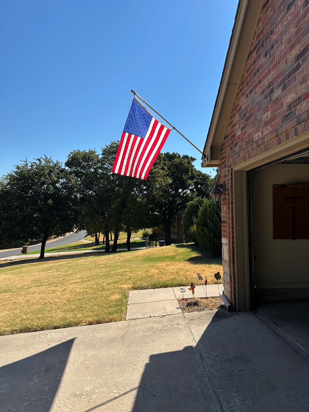 Customer photo review of 3' x 5' American Flag Set
