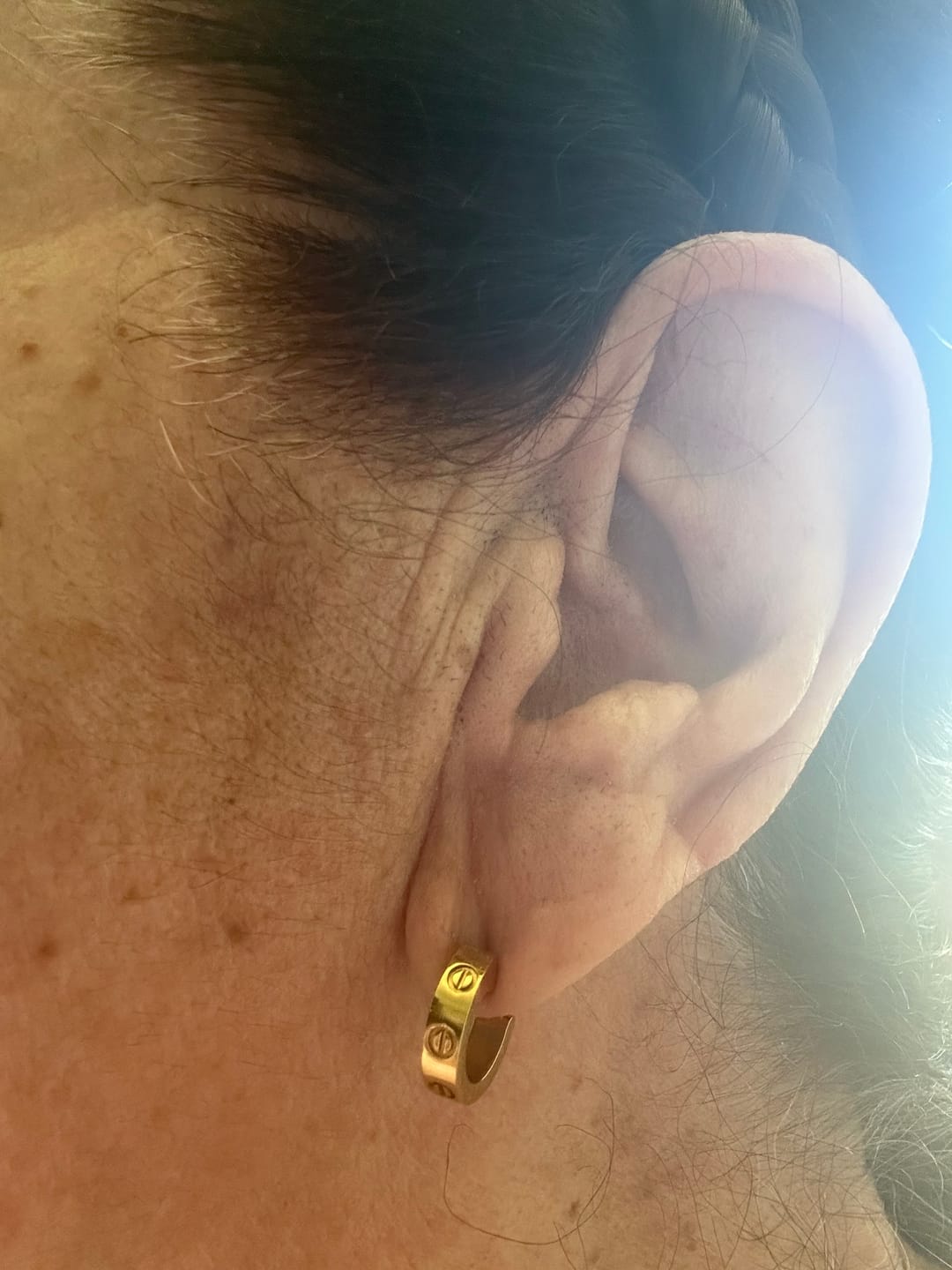 Customer photo review of Love Earrings
