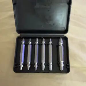 Customer photo review of Riparazione Viti Rotte Set Estrattore Doppia Punta 6 Pezzi